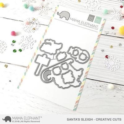 Mama Elephant Creative Cuts - Santa*s Sleigh